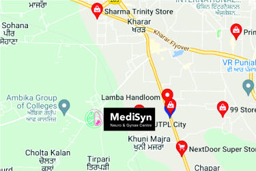 appointment with dr jaspreet singh randhawa neurosurgeon, appointment with dr balvin kaur gynecologist, doctor appointment at medisyn - neuro and gynae centre