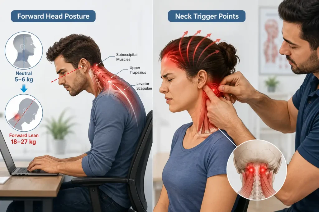 Cause 1 Forward Head Posture, The Silent Daily Trigger Most People Don't Feel