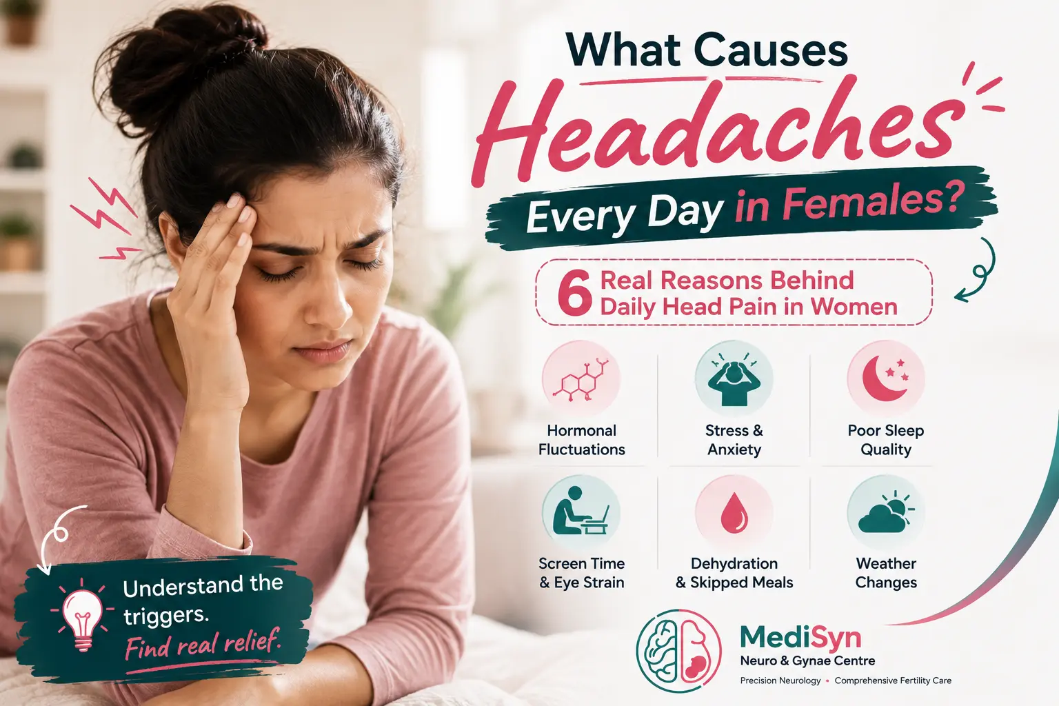 What Causes Headaches Every Day in Females 6 Real Reasons Behind Daily Head Pain in Women
