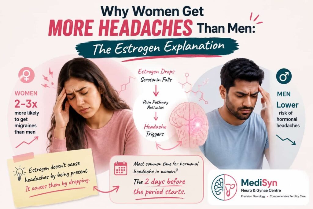 Why Women Get More Headaches Than Men The Estrogen Explanation