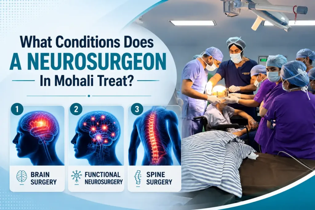What Conditions Does a Neurosurgeon in Mohali Treat