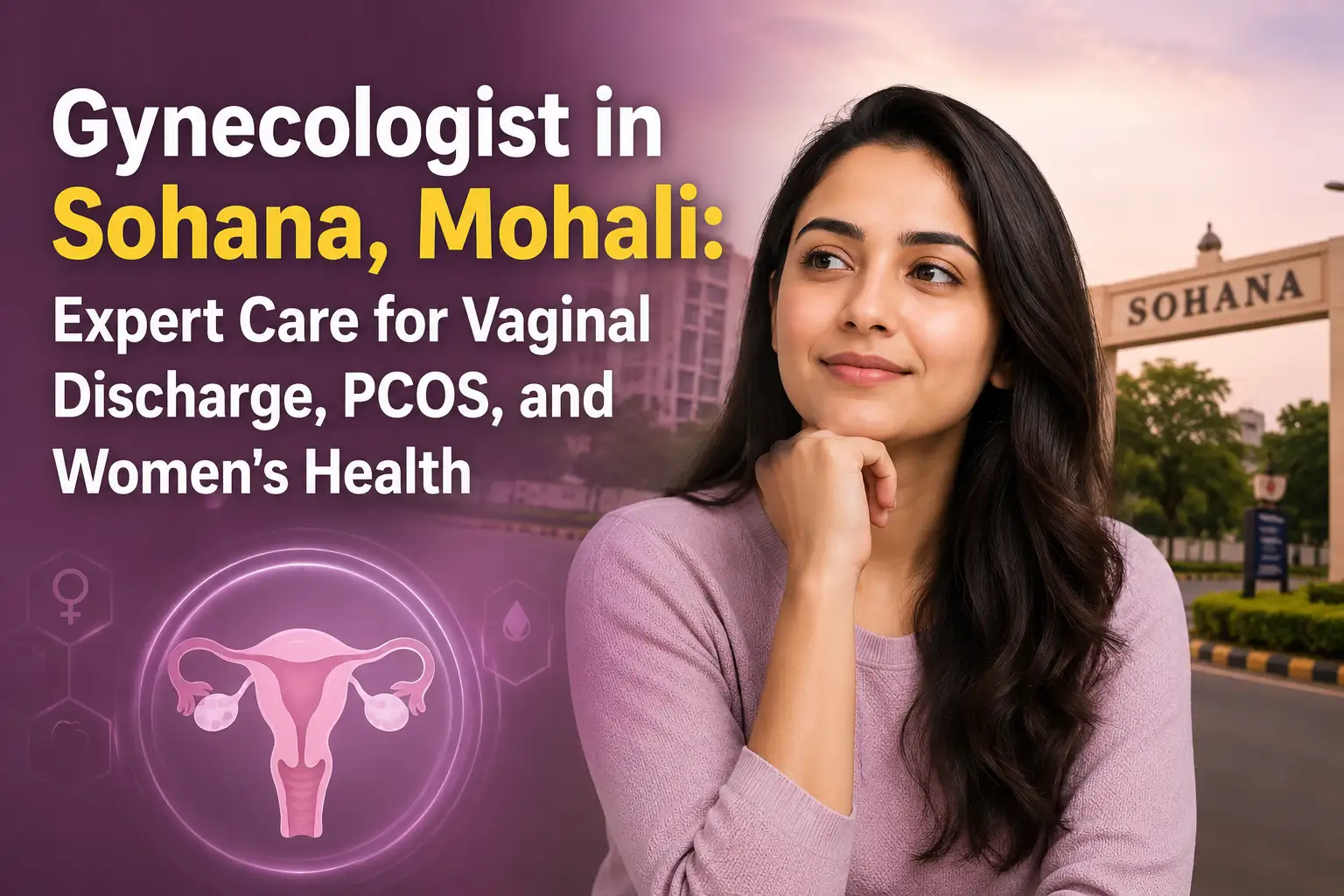 Gynecologist in Sohana, Mohali Expert Care for Vaginal Discharge, PCOS, and Women's Health