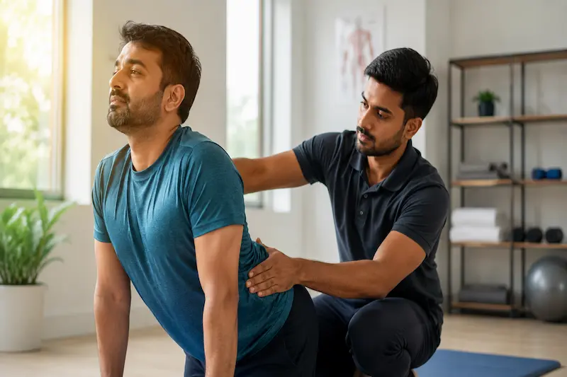 physiotherapy session
