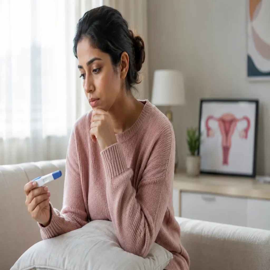 Contemplating a Pregnancy Test