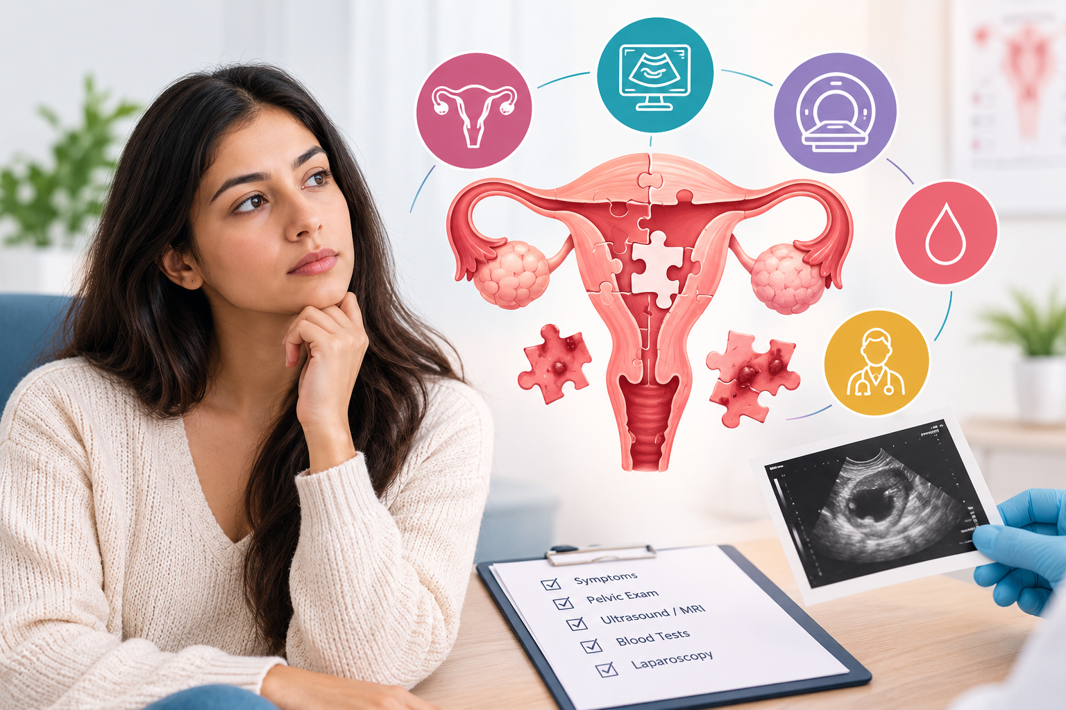 Endometriosis Diagnosis editorial image